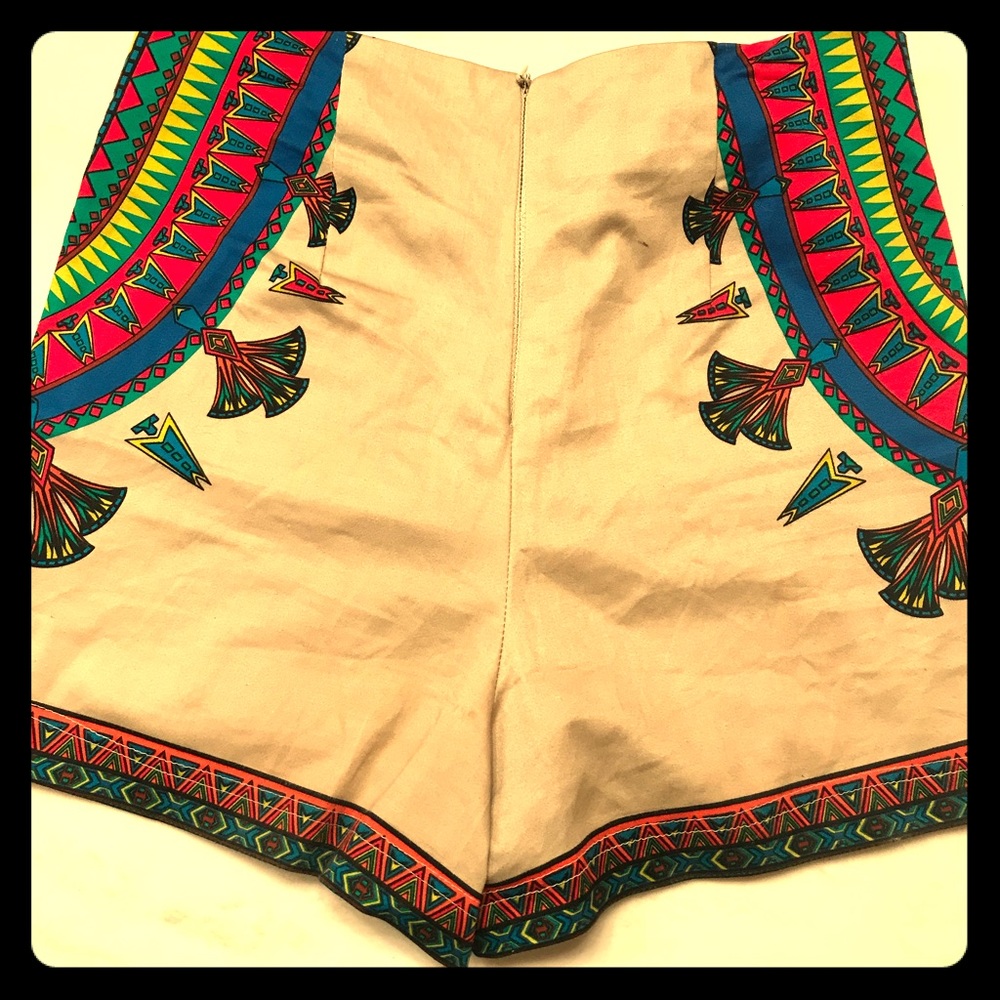High waisted dress shorts